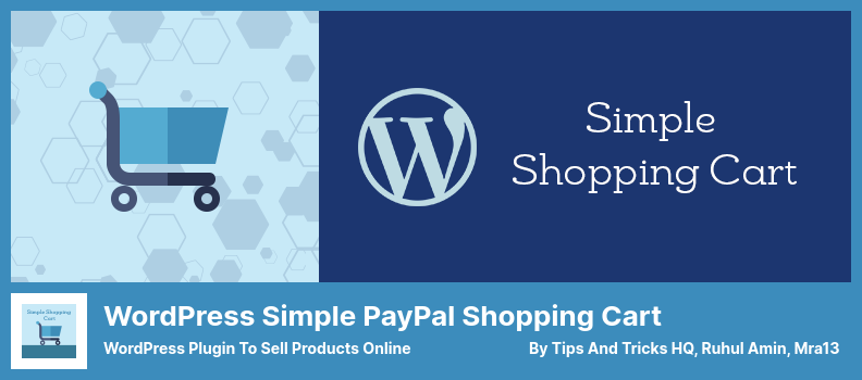 WordPress Simple Shopping Cart Plugin - Complemento de WordPress para vender productos en línea