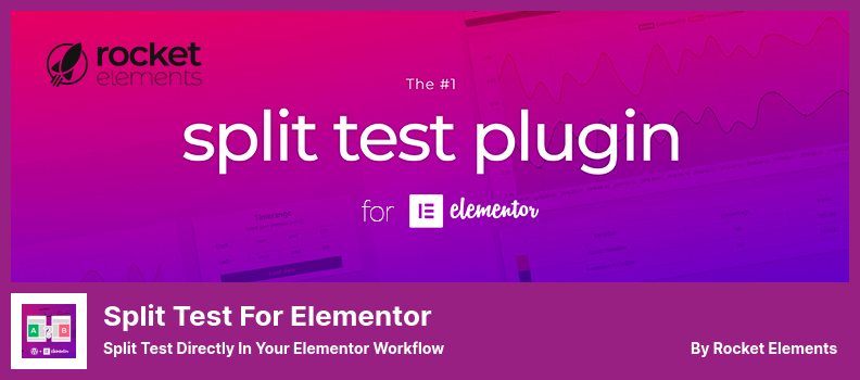 Teste de divisão para plug-in Elementor - teste de divisão diretamente no fluxo de trabalho do Elementor