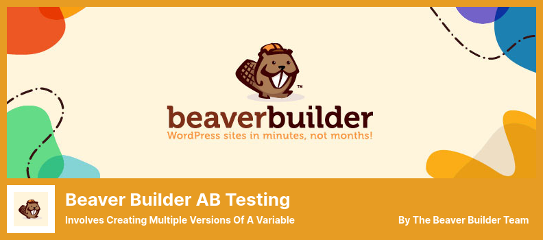 Beaver Builder AB 테스트 플러그인 - 여러 버전의 변수 생성 포함