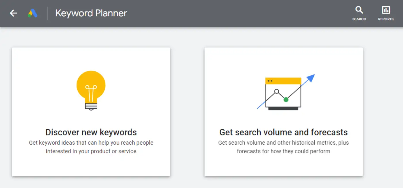 Temukan opsi kata kunci baru di Google Keyword Planner