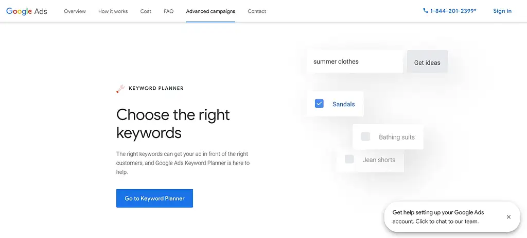 Google-Keyword-Planer