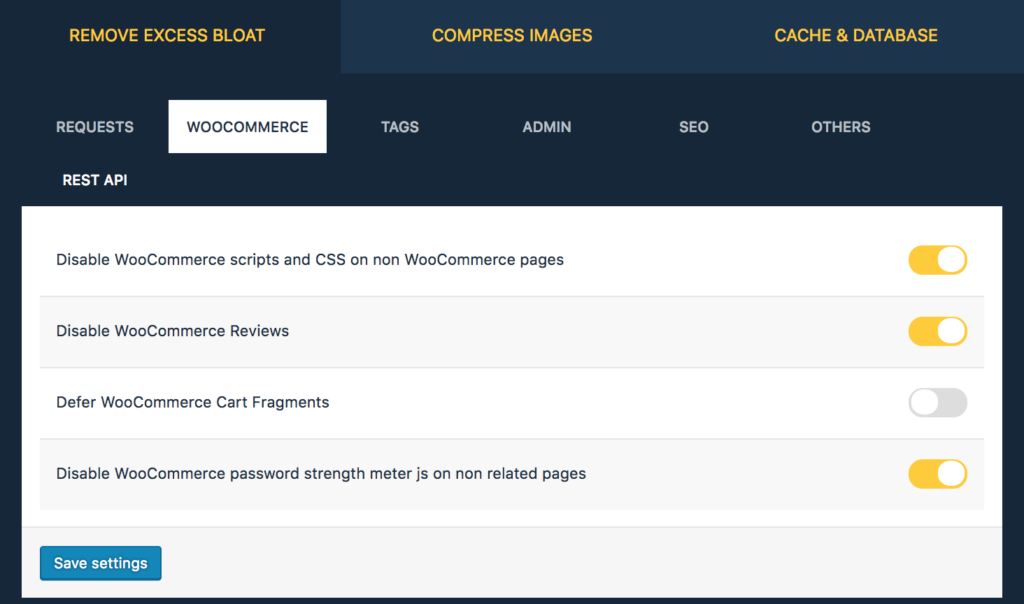 existem opções de plataforma nativas no WooCommerce podem tornar sua loja woocommerce mais rápida