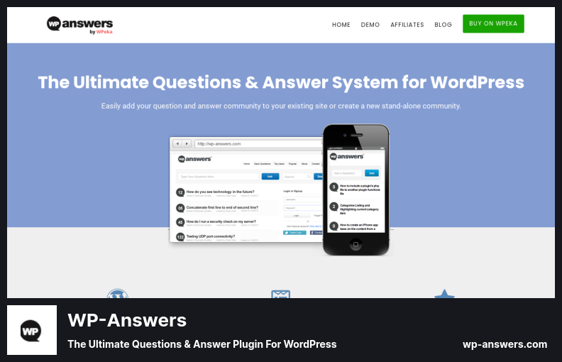 Complemento WP-Answers: el complemento definitivo de preguntas y respuestas para WordPress