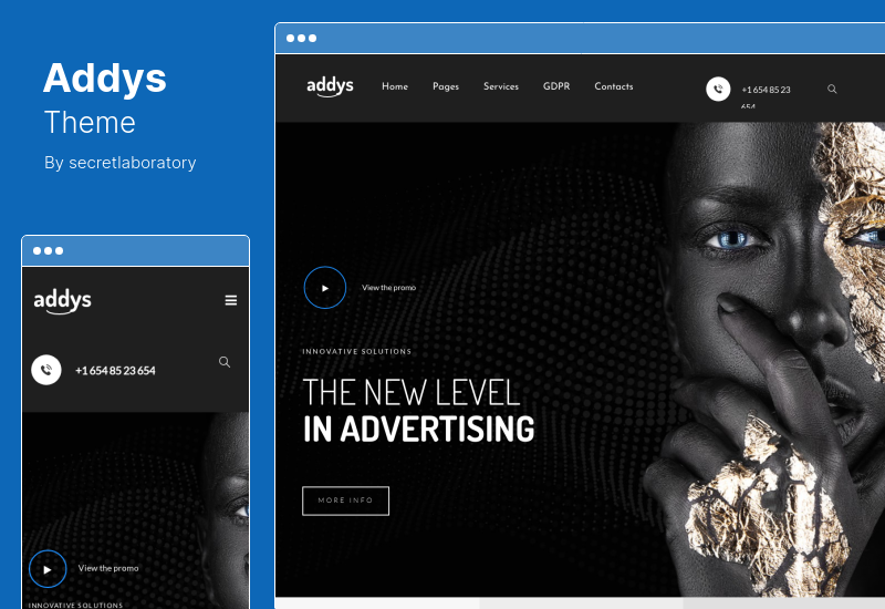 Addys Teması - Reklam Ajansı WordPress Teması