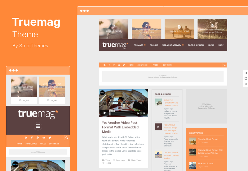 ธีม Truemag - ธีม AdSense WordPress