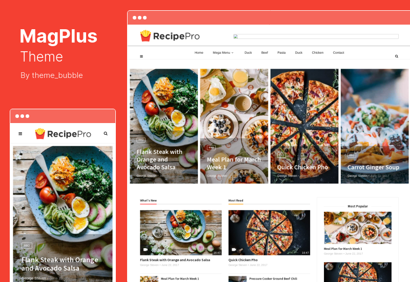 Tema MagPlus - Blog, Tema WordPress Elemen Majalah