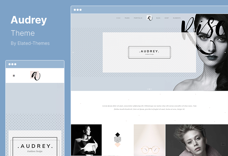 Audrey Theme - Тема WordPress о моде