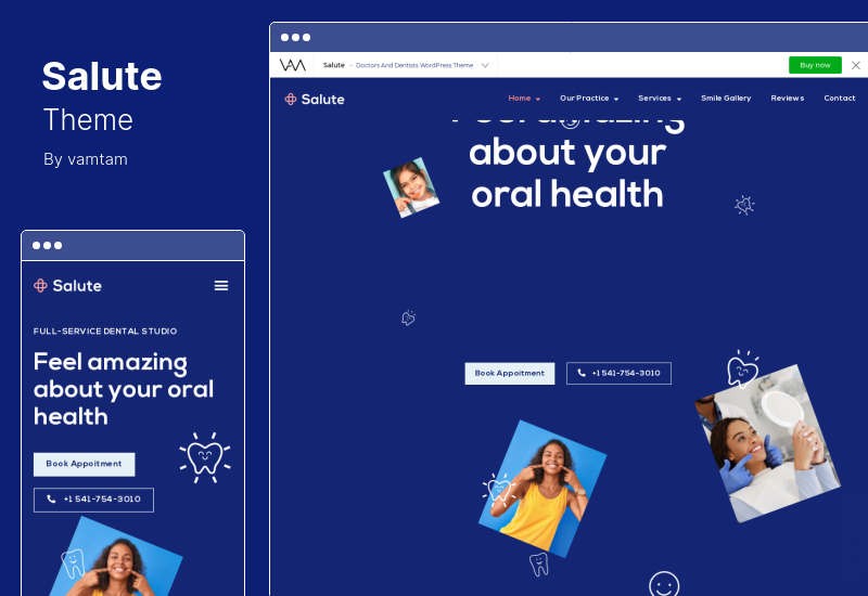 Salute Theme - Tema WordPress pentru sănătate medicală