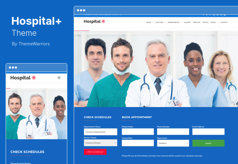 Motyw Szpital+ - Motyw Szpital WordPress