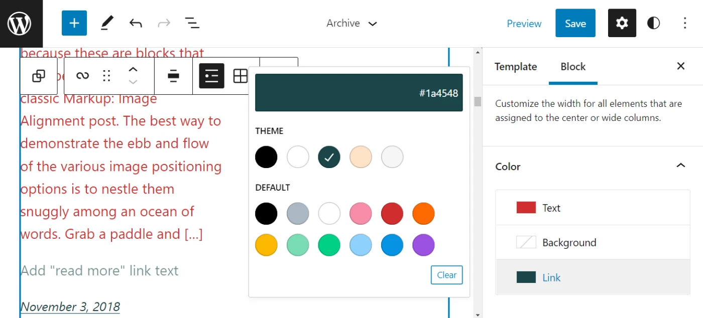 Personalizarea blocului Query Loop