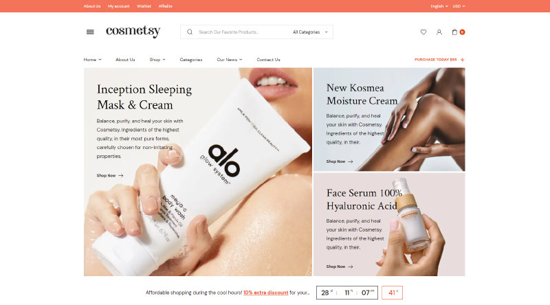 Cosmetsy WP Theme