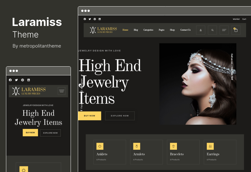 Laramiss Theme - Elementor Mehrzweck-Luxus-WordPress-Theme