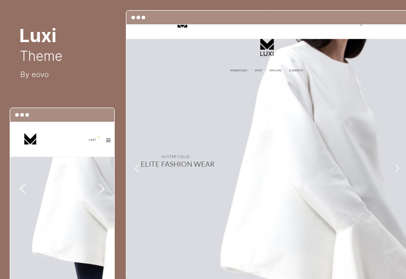 Tema Luxi - Tema WordPress WooCommerce di lusso ed elegante