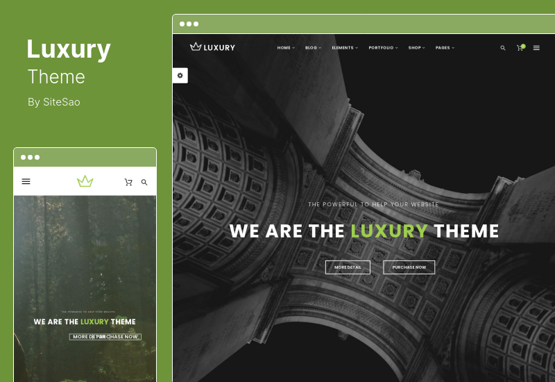 Luksusowy motyw - Responsywny motyw WordPress