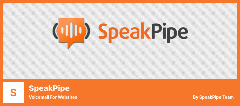 Plugin SpeakPipe - Mesaje vocale pentru site-uri web