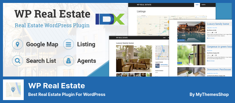 WP Real Estate Plugin - أفضل مكون إضافي للعقارات لبرنامج WordPress