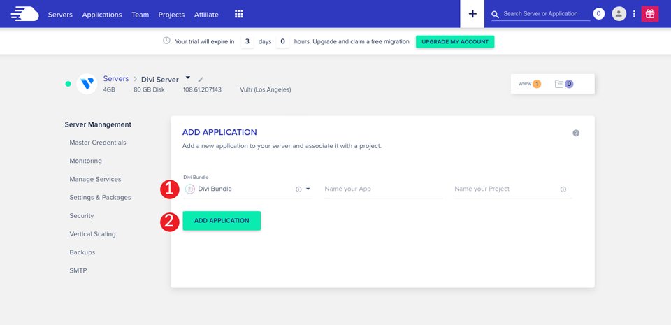 أضف موقع Divi بنقرة واحدة