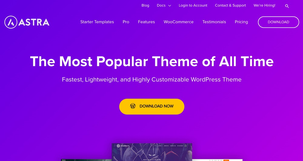 Motyw WordPress Astra