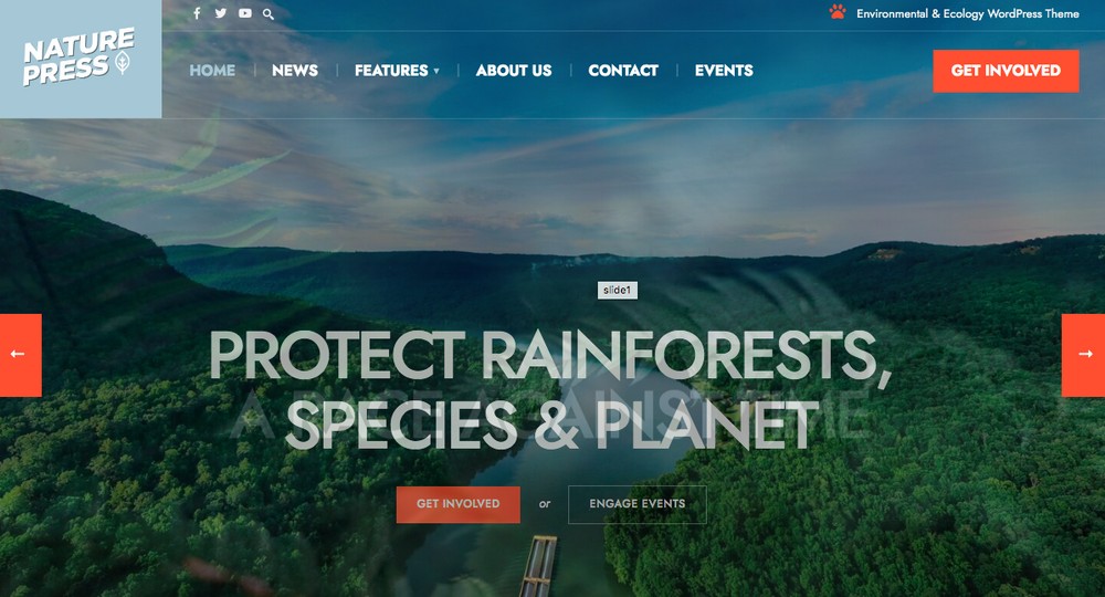 NaturePress WordPress-Theme