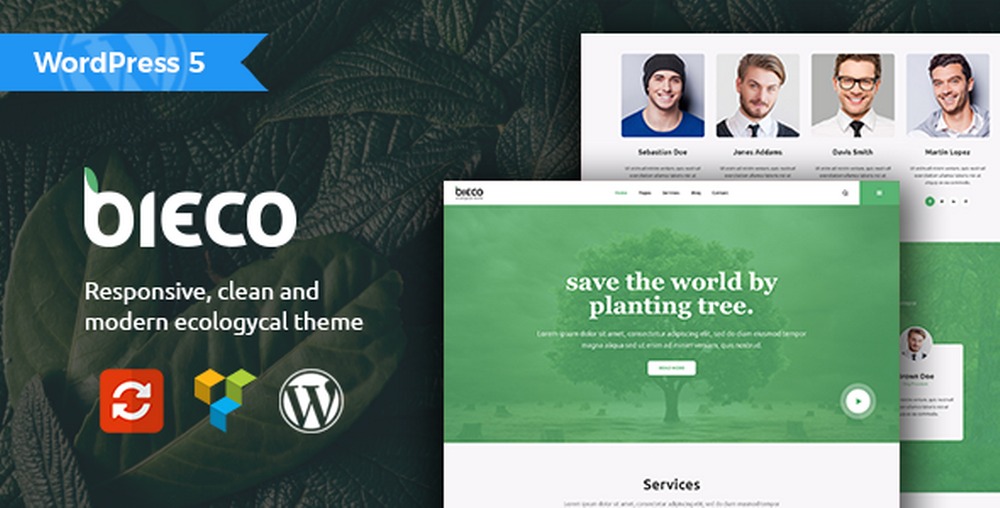 bieco natura wordpress motyw