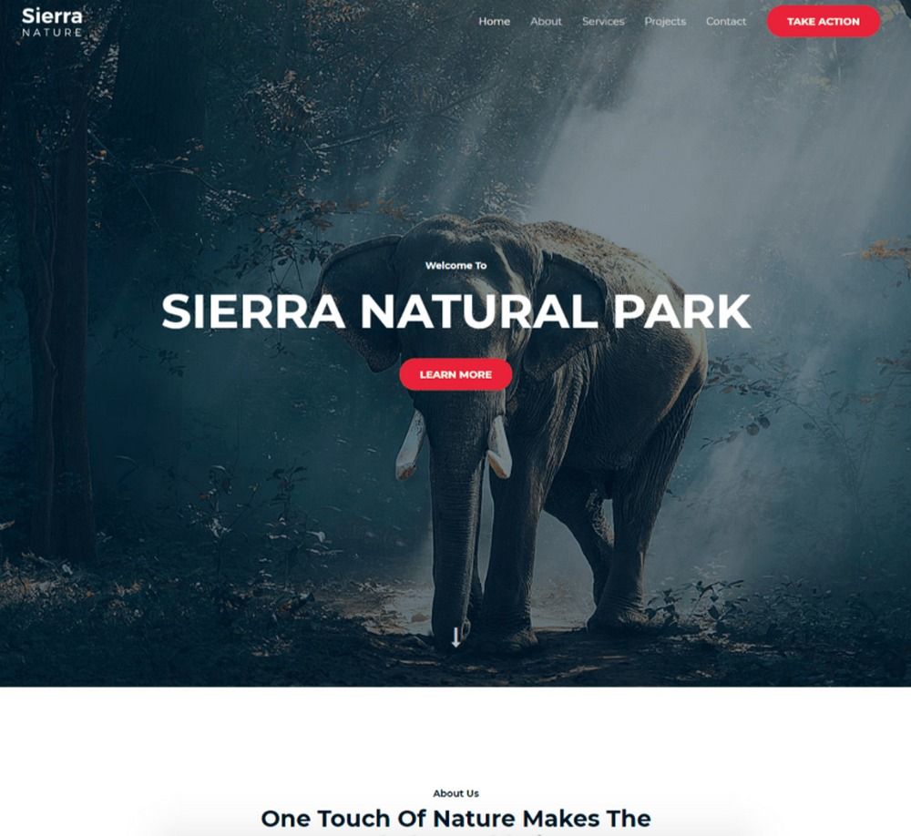 เทมเพลตเริ่มต้นของ Sierra Nature