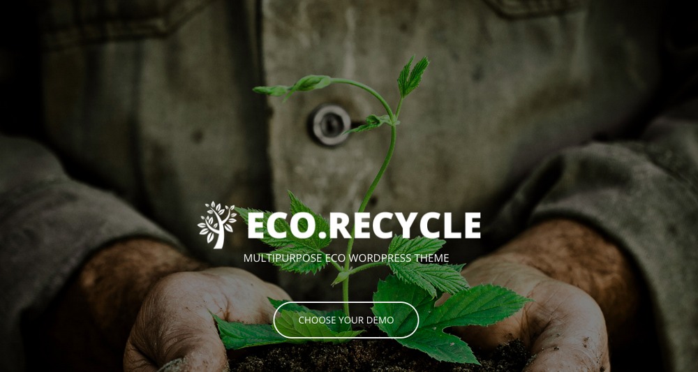 Tema WordPress pentru reciclare ecologică