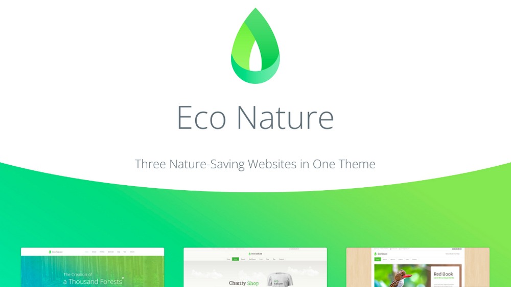 Thème WordPress Éco Nature