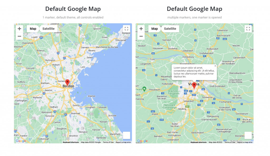 Widget Stratum Google Maps Elementorv