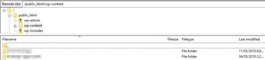 wp-content-folder-ftp