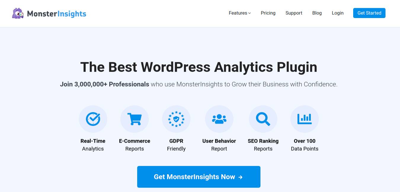 MonsterInsights - ปลั๊กอิน Google Analytics ที่ดีที่สุดสำหรับ WordPress