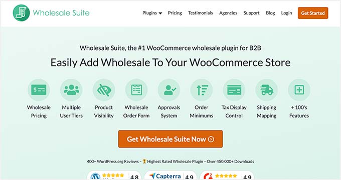 Suite all'ingrosso WooCommerce