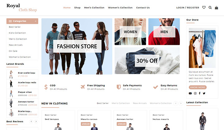 Boutique-Shop WordPress