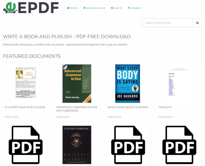 مكتبة EPDF الإلكترونية