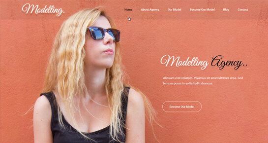 Modell WordPress-Theme