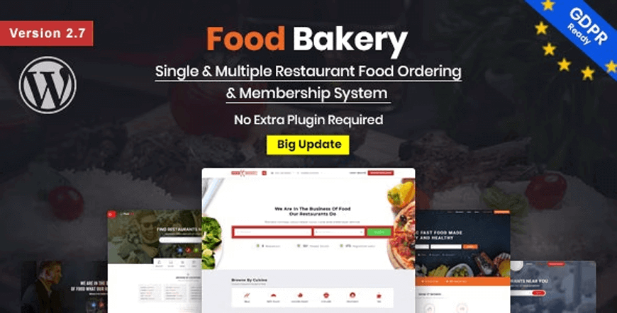 FoodBakery - 送餐 wordpress 主題