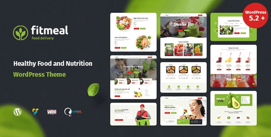 Fitmeal - 在線送餐 wordpress 主題