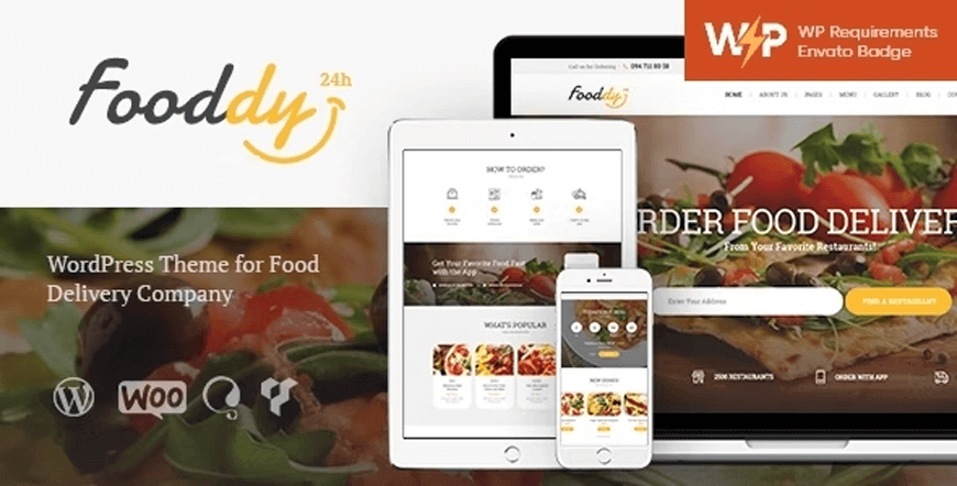 Fooddy - 外賣 wordpress 主題