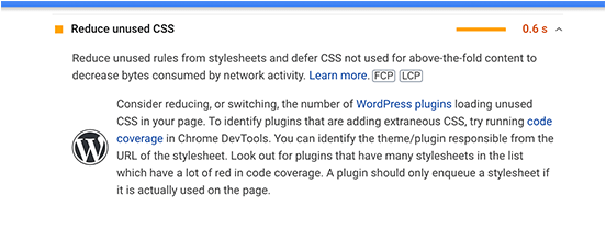 pda-reduce-未使用的 css