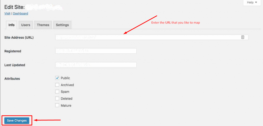 WordPress multisite Domain Mapping