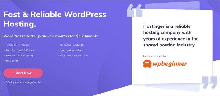 Los mejores servicios de alojamiento de WordPress de Hostinger