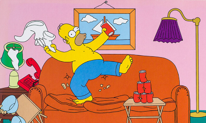 The Dancing Homer simpson