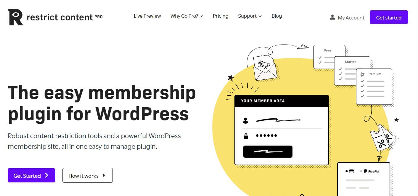 WordPress 会员插件 - 限制内容专业版