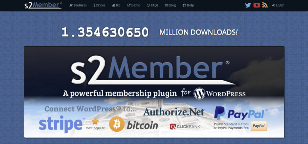 S2Member - Plugin gratuito de associação ao WordPress