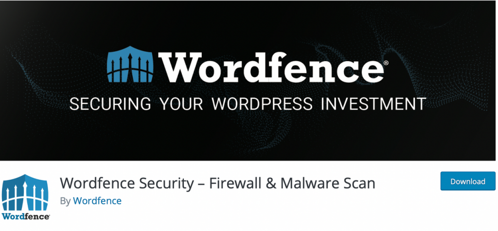 Banner for "Wordfence Security" plugin