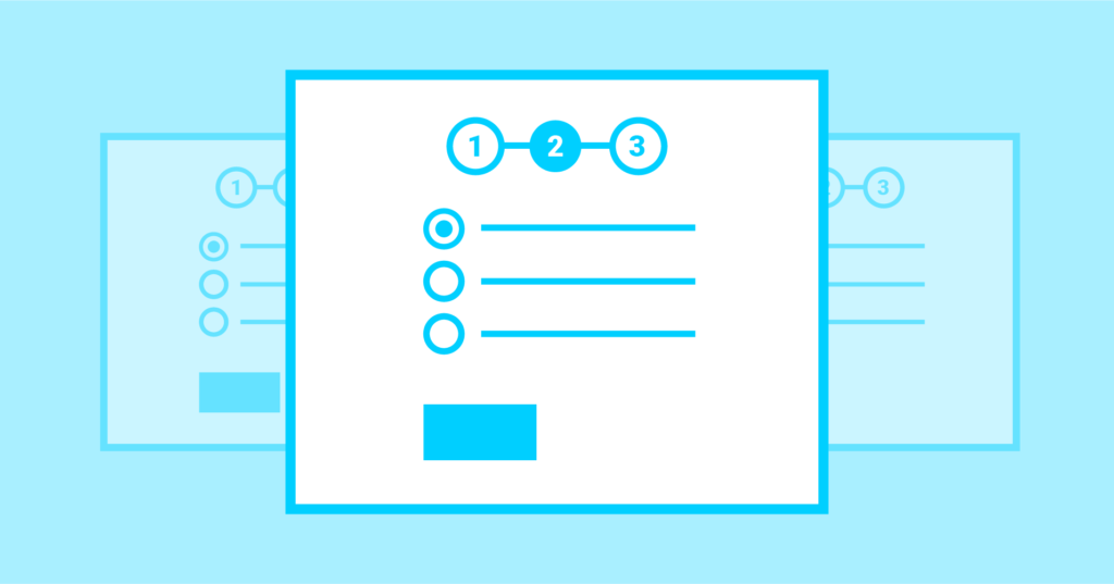 As etapas do formulário ajudam a criar um questionário WordPress empolgante