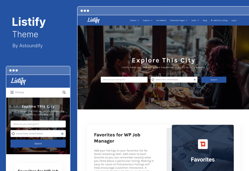 Listify Theme - Tema WordPress Direktori