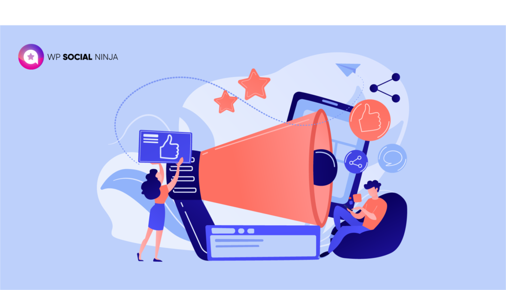 WP Social Ninja uno de los mejores complementos de revisión gratuitos