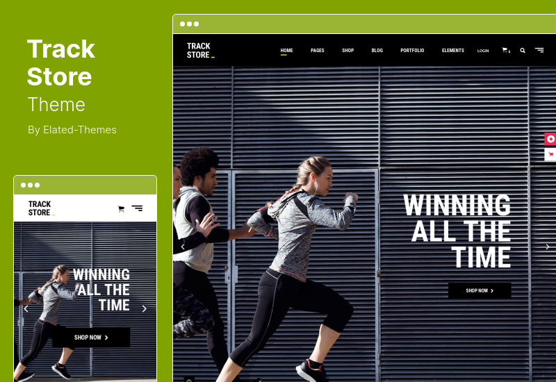 TrackStore-Thema - Sportshop-WordPress-Theme