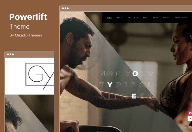 Tema Powerlift - Tema WordPress per fitness e palestra