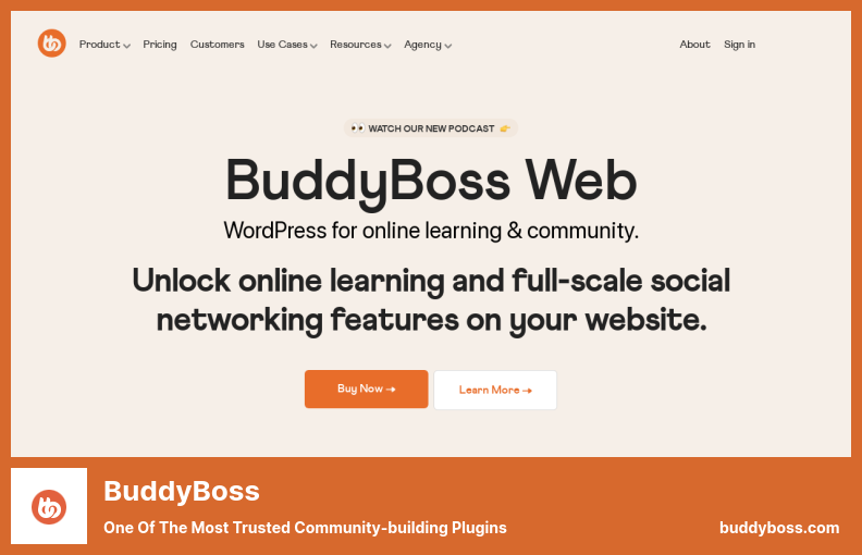 BuddyBossプラグイン-最も信頼できるコミュニティ構築プラグインの1つ